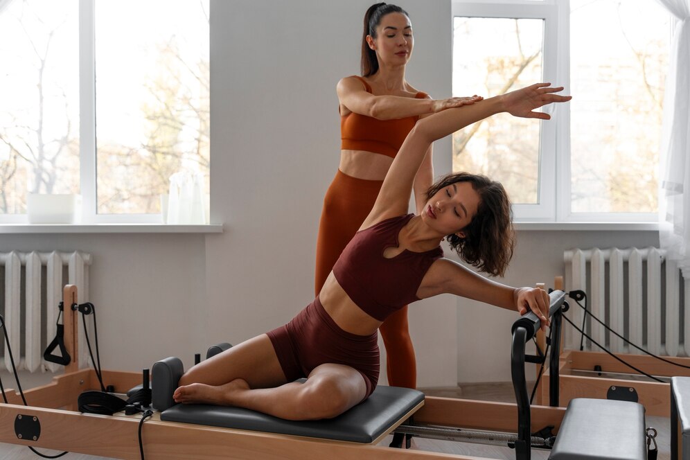 personas que toman clases pilates reformador 23 2151093260
